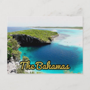 Bahamas Dean's Blue Hole Postcard