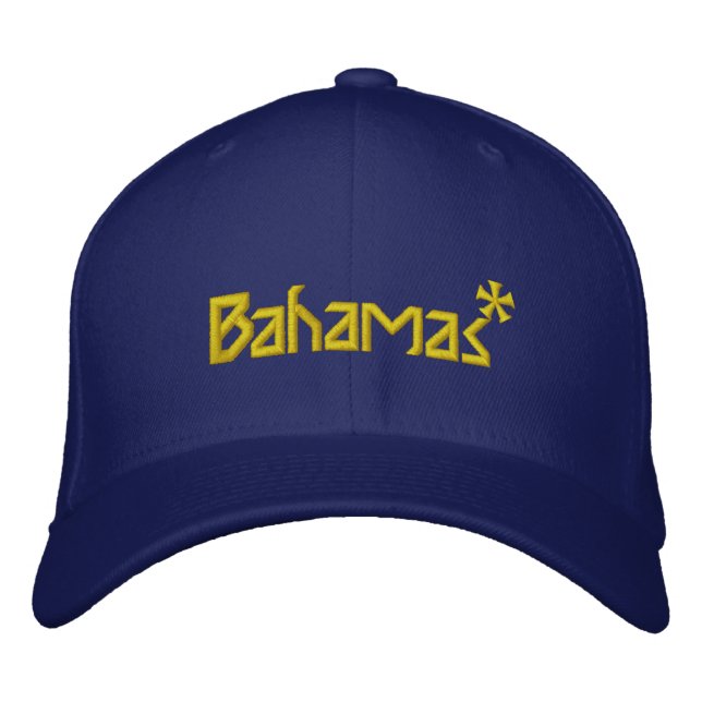 Bahamas Embroidered Baseball Cap (Front)