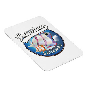 Bahamas fabulous logo magnet