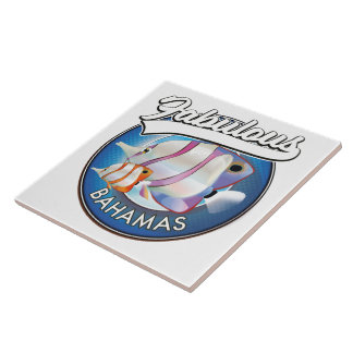 Bahamas fabulous logo  tile
