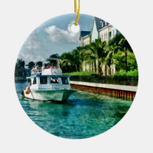 Bahamas - Ferry to Paradise island Ceramic Tree Decoration