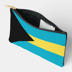 Bahamas flag accessory pouch