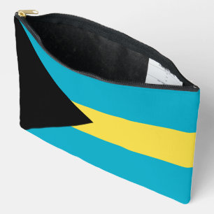 Bahamas flag accessory pouch