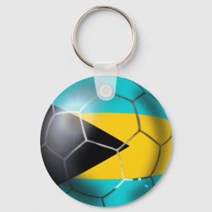 Bahamas flag - Bahaman Caribbean flag Key Ring