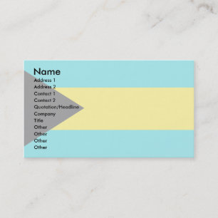 Bahamas Flag Business Card