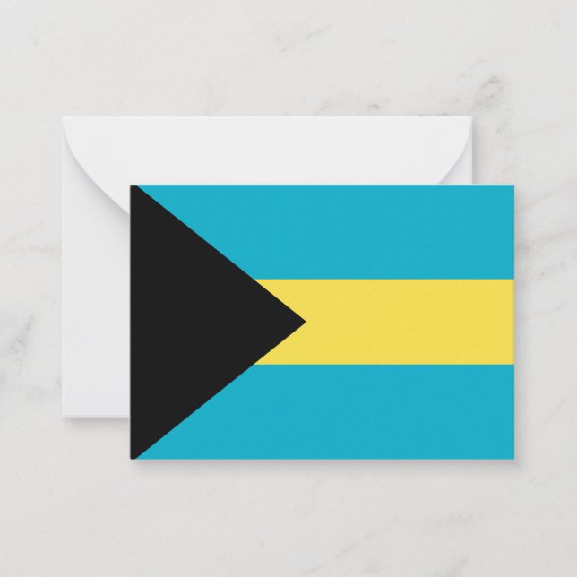 Bahamas flag card (Front)