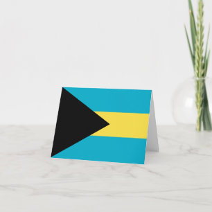 Bahamas Flag Card