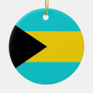 Bahamas Flag Ceramic Tree Decoration