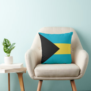 Bahamas flag cushion