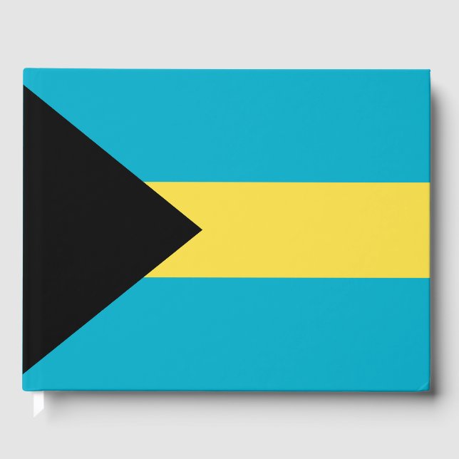 Bahamas flag guest book (Front)