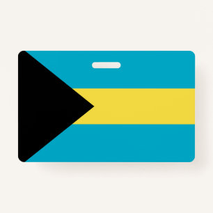Bahamas flag ID badge