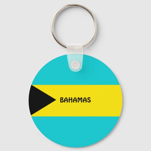 Bahamas flag key ring (Front)