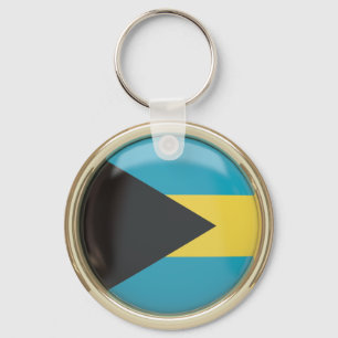 Bahamas  Flag    Keychain
