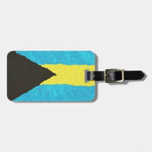 BAHAMAS FLAG LUGGAGE TAG