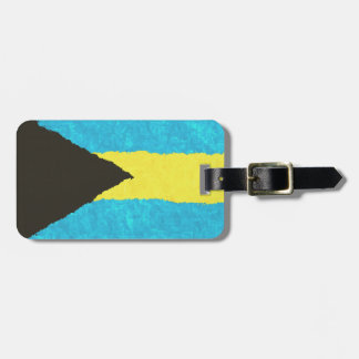 BAHAMAS FLAG LUGGAGE TAG