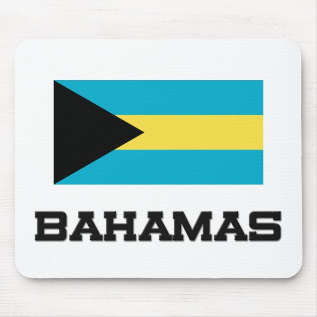 Bahamas Flag Mouse Mat (Front)