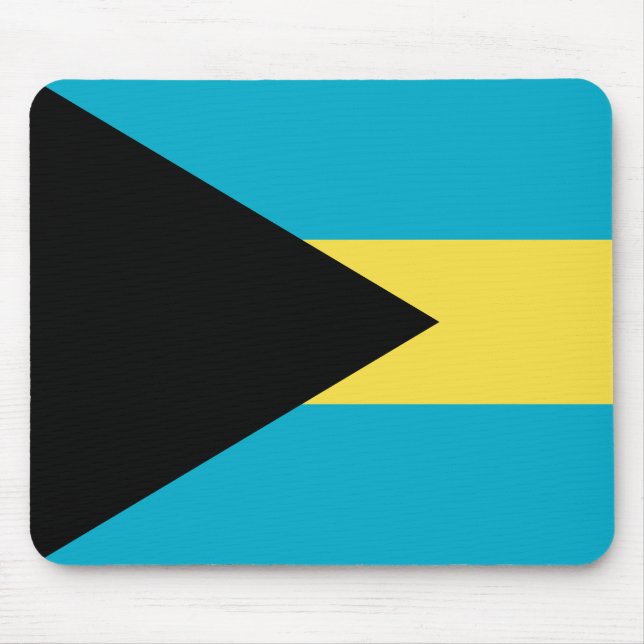 Bahamas Flag Mouse Mat (Front)