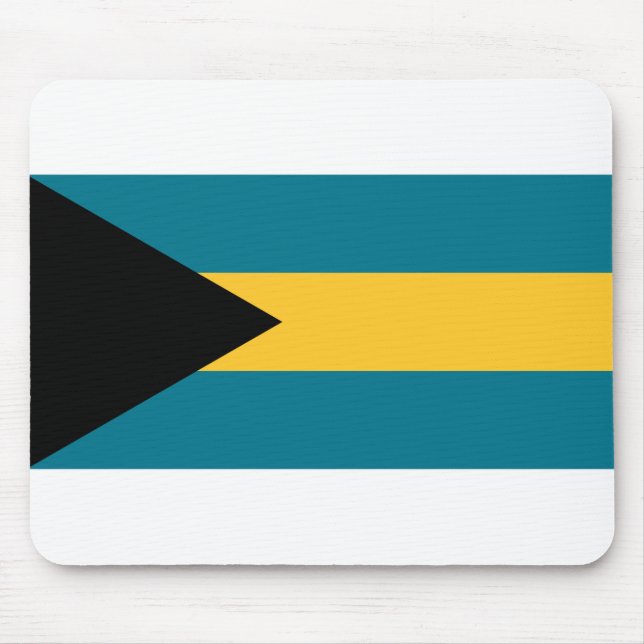 Bahamas Flag Mouse Mat (Front)