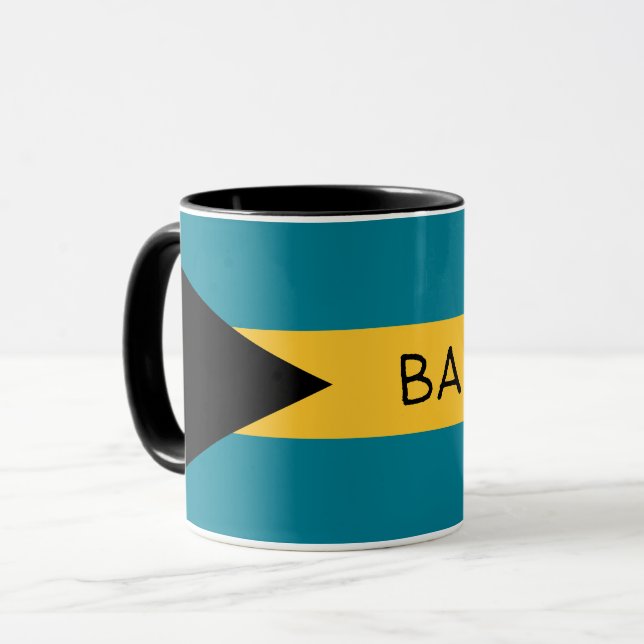 Bahamas Flag Mug (Front Left)