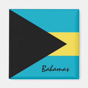 Bahamas flag & North America holiday/sports fans Magnet