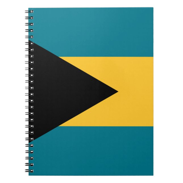 Bahamas Flag Notebook (Front)