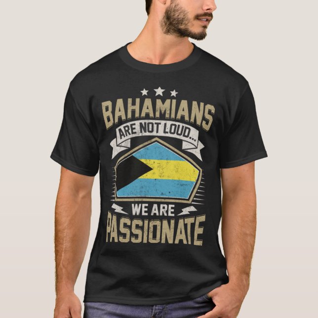 Bahamas Flag Passionate Bahamians Girls & Women T-Shirt (Front)