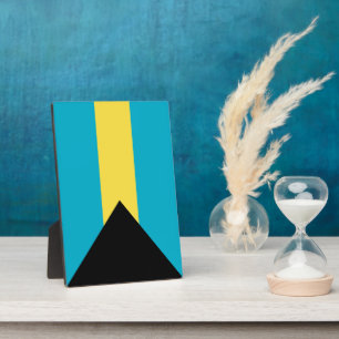 Bahamas flag plaque
