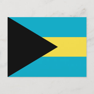 Bahamas Flag Postcard
