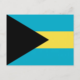 Bahamas Flag Postcard