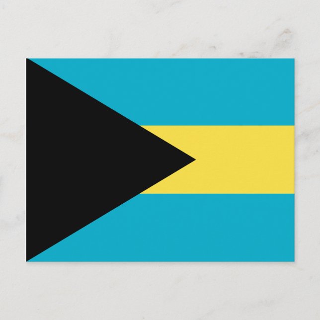 Bahamas Flag Postcard (Front)