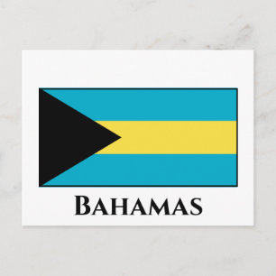 Bahamas Flag Postcard