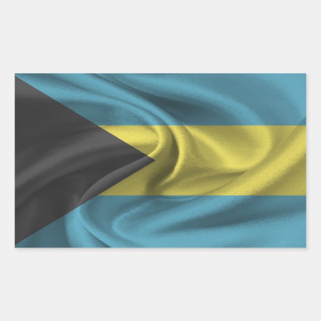  Bahamas Flag Rectangular Sticker (Front)