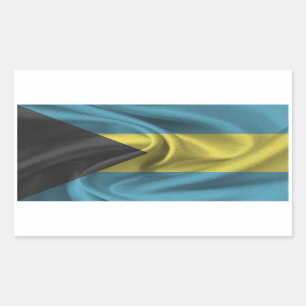  Bahamas Flag Rectangular Sticker