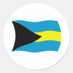 Bahamas Flag Sticker