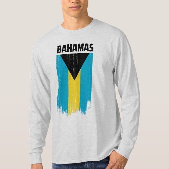 Bahamas Flag  T-Shirt (Front)