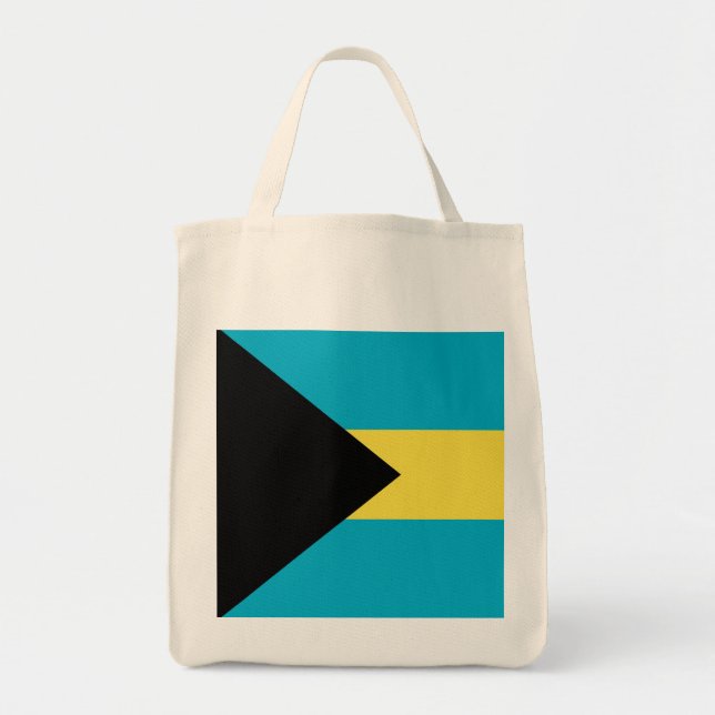 Bahamas flag tote bag (Front)
