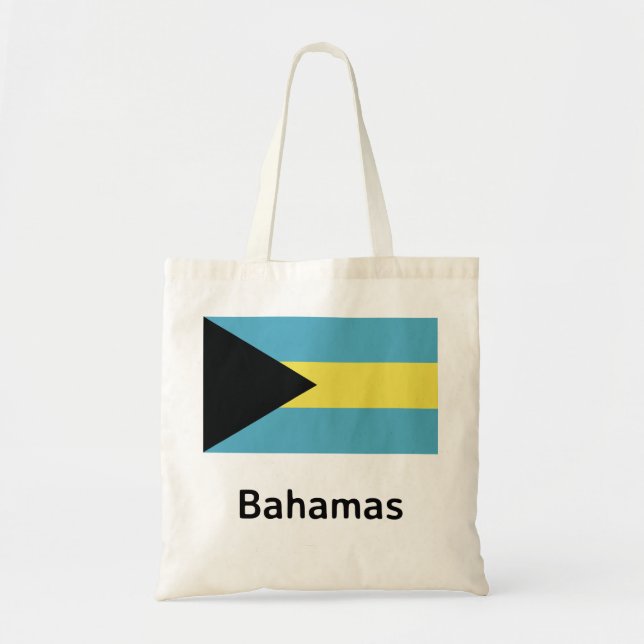 Bahamas Flag Tote Bag (Front)