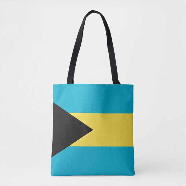 Bahamas Flag Tote Bag (Front)