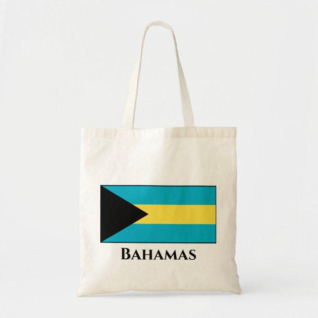 Bahamas Flag Tote Bag (Front)