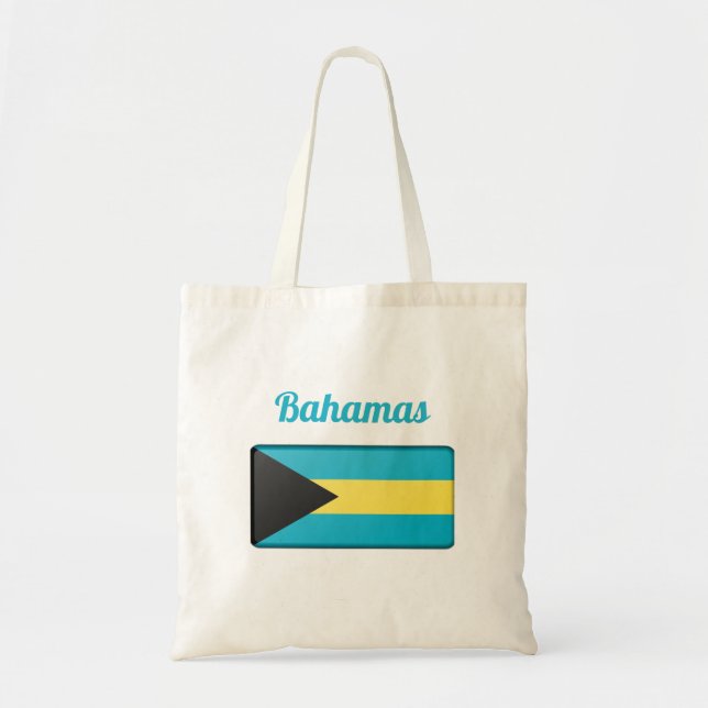Bahamas Flag Tote Bag (Front)