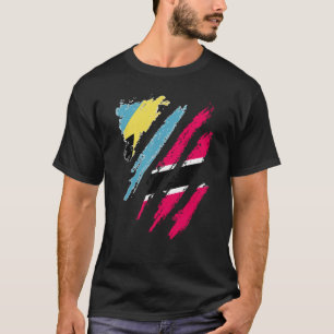 Bahamas Flag Trinidad&Tobago Grown Patriot Country T-Shirt