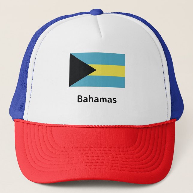 Bahamas Flag Trucker Hat (Front)