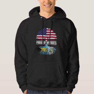 Bahamas Guatemala Heritage Proud Roots Bahamian Gu Hoodie