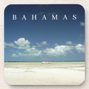 Bahamas Harbour sea and sky view coasters