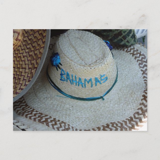 bahamas hat postcard (Front)