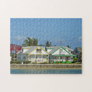 Bahamas houses view puzzle