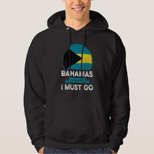 Bahamas Is Calling I Must Go Bahamian Heritage Roo Hoodie