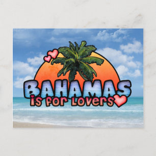 Bahamas is for Lovers Postcard