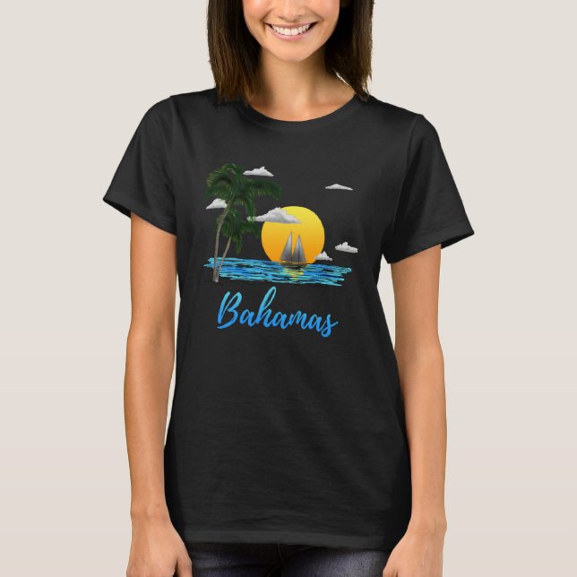 Bahamas Islands Vacation T-Shirt (Front)