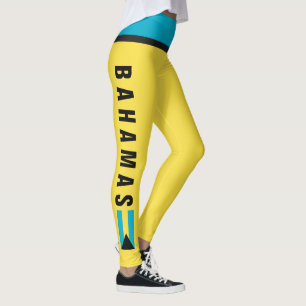 Bahamas Leggings   Mini Flag